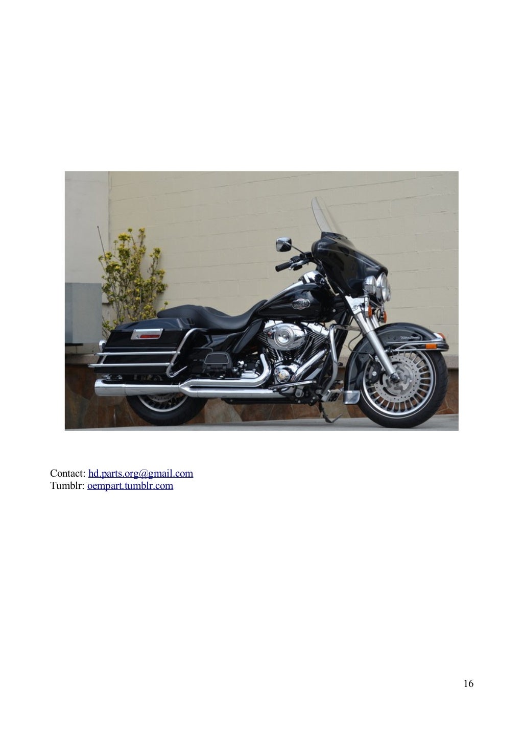 Harley Davidson parts catalog