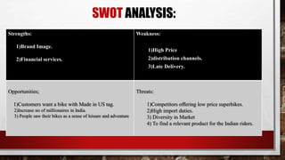 Harley davidson sgm ppt | PPTX