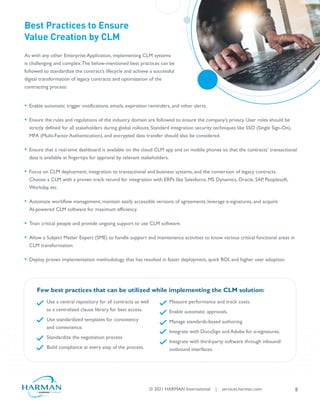 REINVENT CONTRACT MANAGEMENT WITH AI-POWERED CLM SOLUTIONS | PDF
