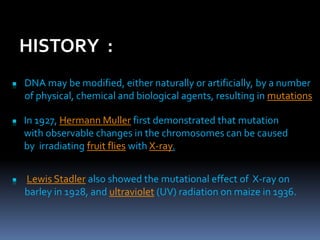 Harmonal mutagenesis in plant | PPTX
