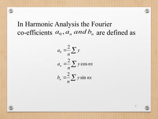 Comprehensive Harmonic Analysis and Fourier Series Computation ...