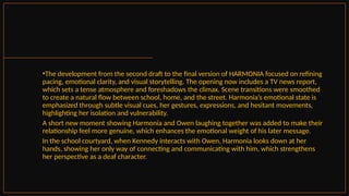 Short Film Script Development Process HARMONIA | PPTX