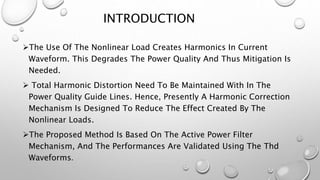 Harmonic correction in power supplies feeding non linear loads | PPTX