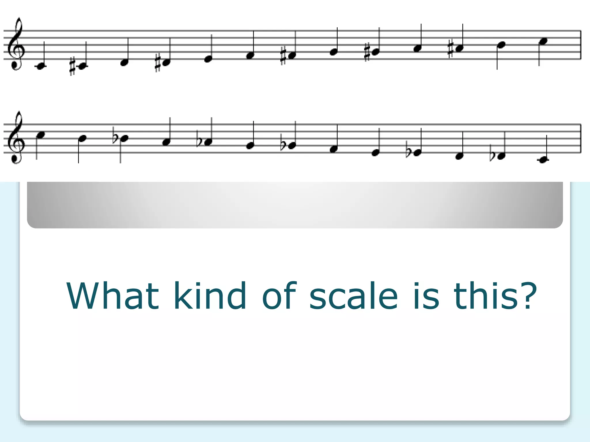 What kind of scale is this?