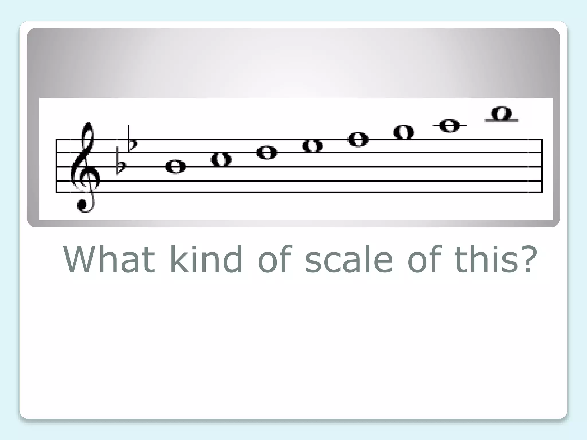 What kind of scale of this?