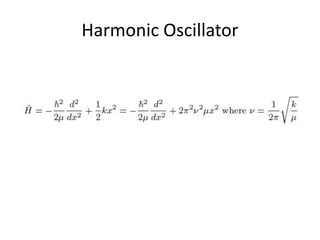 Harmonic Oscillator
 