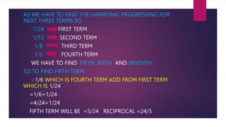 HARMONIC PROG RESSION.pptx. Made by Zoha Ayub | PPTX