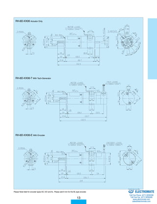 Harmonic rh dc_servo_specsheet | PDF