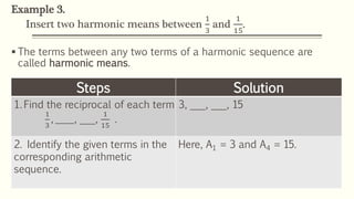 Harmonic sequence | PPT