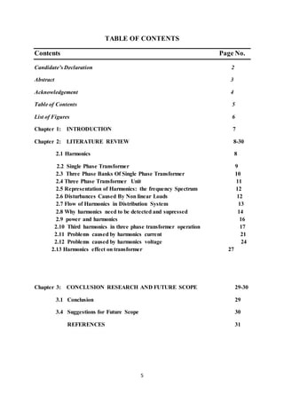 Harmonics In Transformer pdf | DOCX