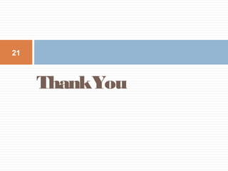 21

ThankYou

 