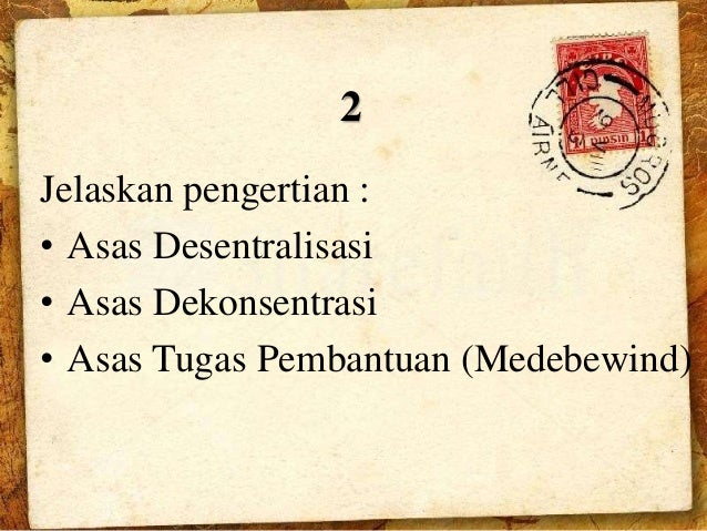 Harmonisasi Pemerintah Daerah & Pusat