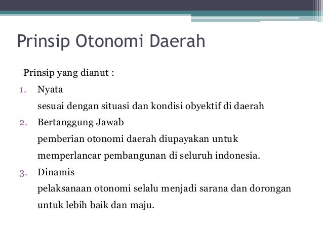 Harmonisasi Pemerintah Pusat Dan Daerah