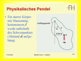 Physikalisches Pendel
 
