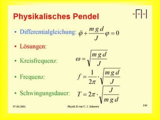 Physicalisches Pendel
 