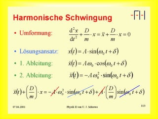 Harmonische Schwingung
 