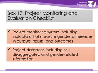 Harmonized GAD Guidelines for Project Development, Implementation ...