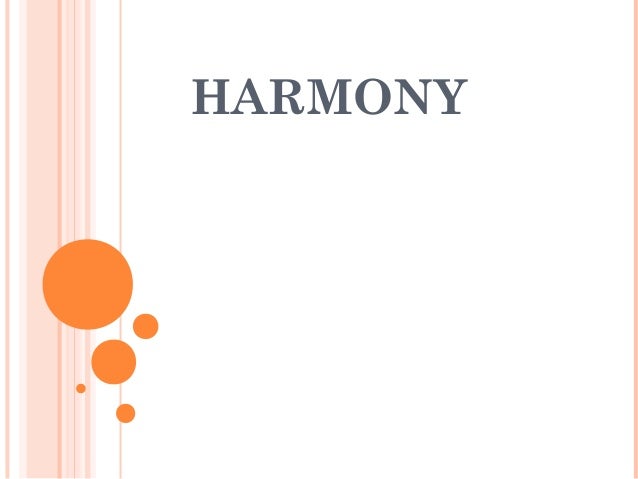 Basic Harmony 101