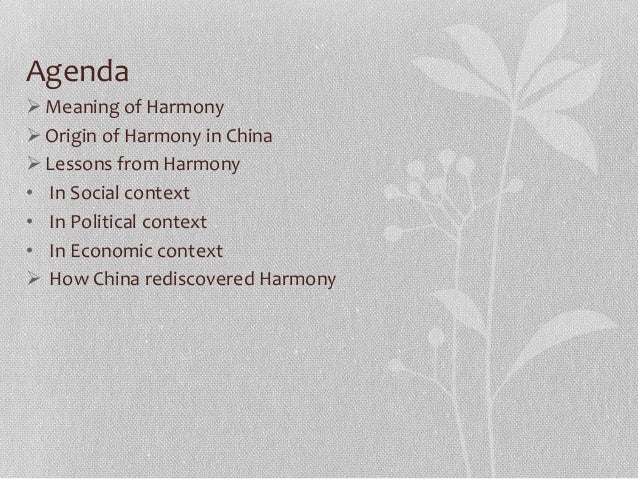 The Meaning Of Harmony In China And Its Importance In Business Grin