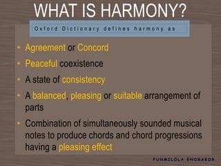 Harmony in the workplace | PPT