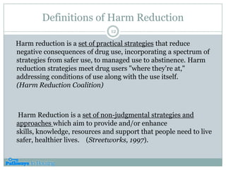 Problems with Abstinence Model:The Abstinence Violation EffectEach failure of the addict to achieve the goal of abstinence leads to a negative adjustment of self-opinion in tune with the failure just experienced. This negative readjustment of self opinion may feed on itself, lowering self-esteem and diminishing the belief and hope in the possibility of making changes on one’s own. 