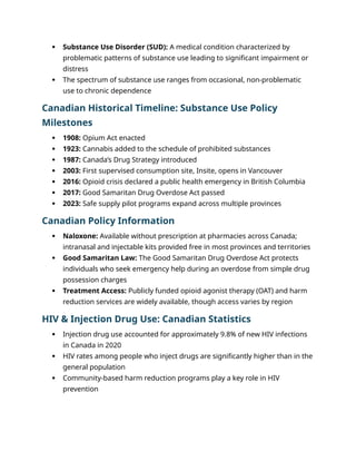 Comprehensive Harm Reduction Strategies and Substance Use in Canada | DOCX