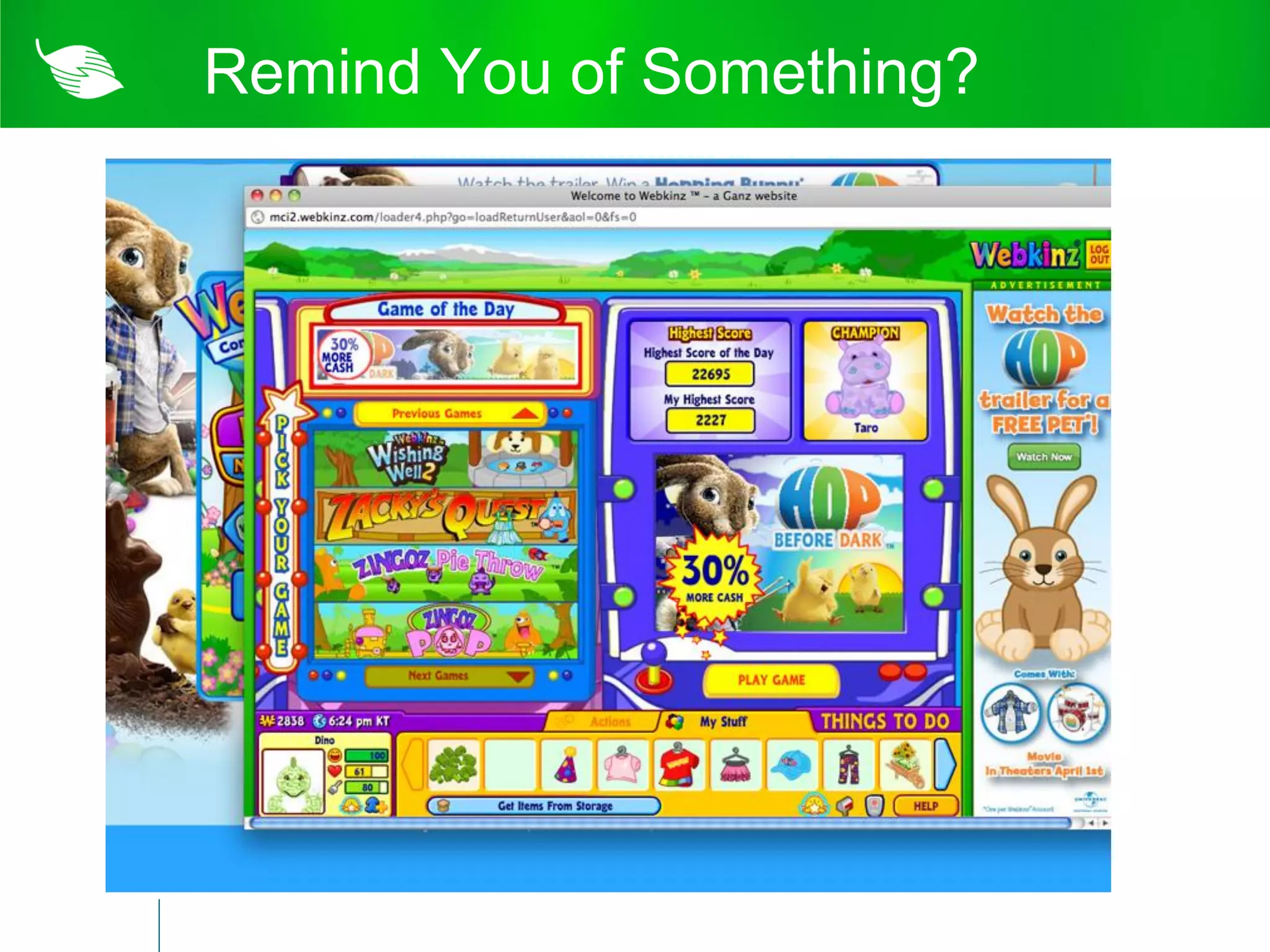 Remind You of Something?
 