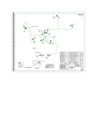 Harness Rework Drawing Harness flat production drawing | PDF