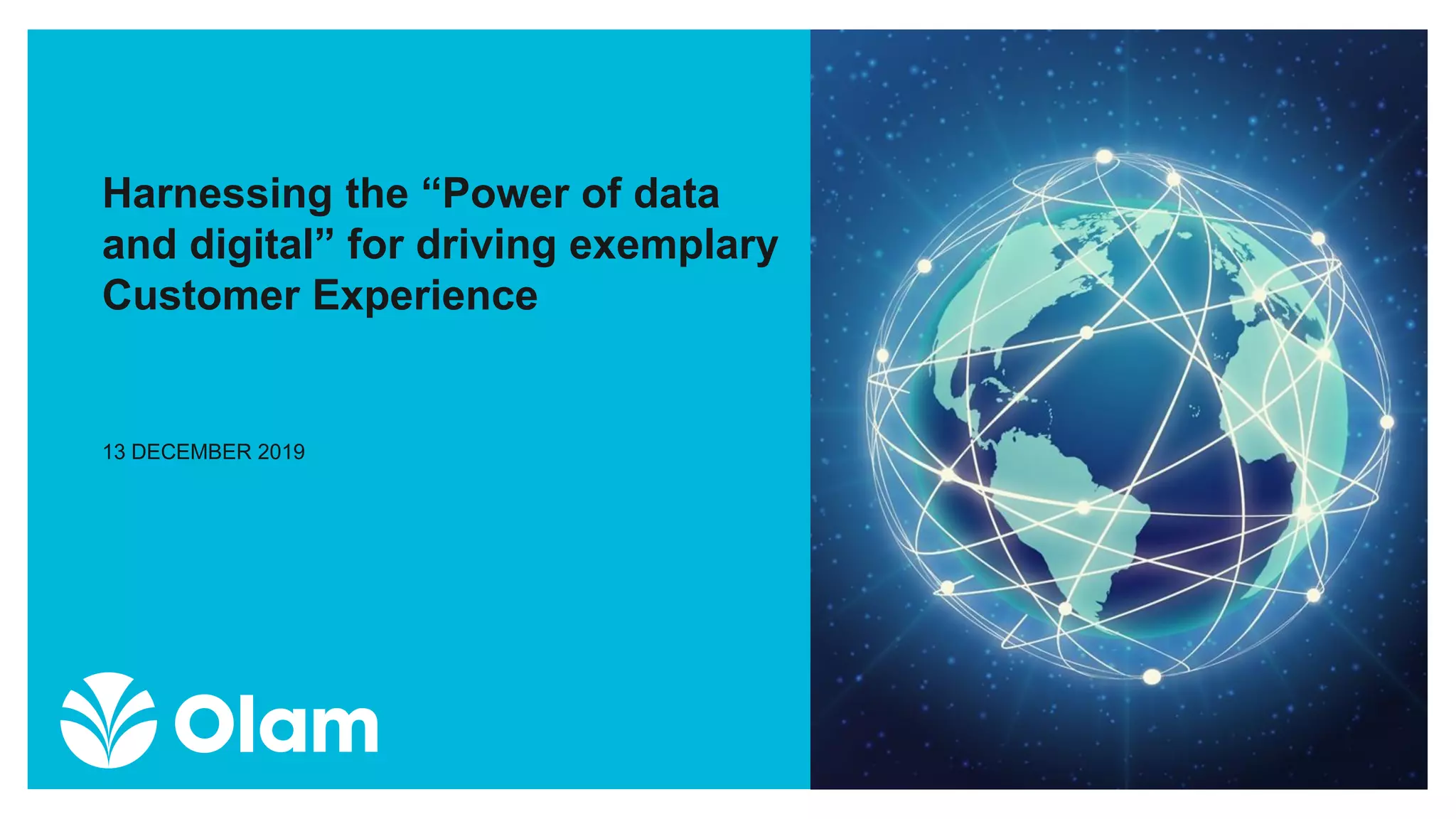 Harnessing thepowerofdataanddigitalfordrivingexemplarycustomer