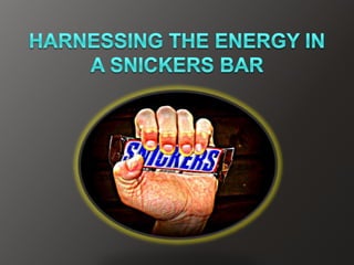 Harnessing the Energy in a Snickers Bar 