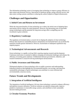 The Role of Green Technology in Sustainable Development | Enterprise ...