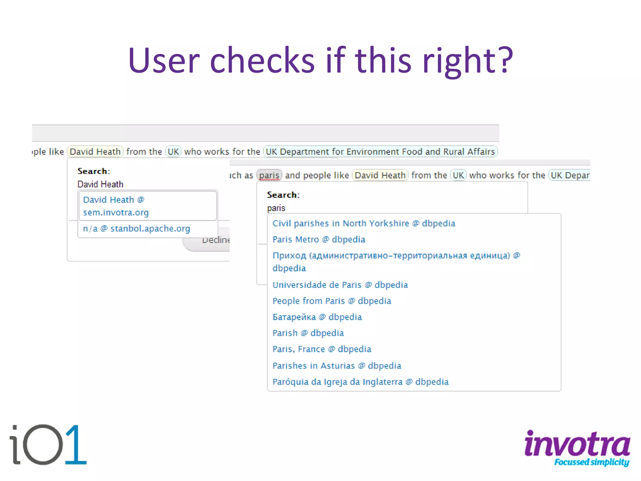 User checks if this right?  