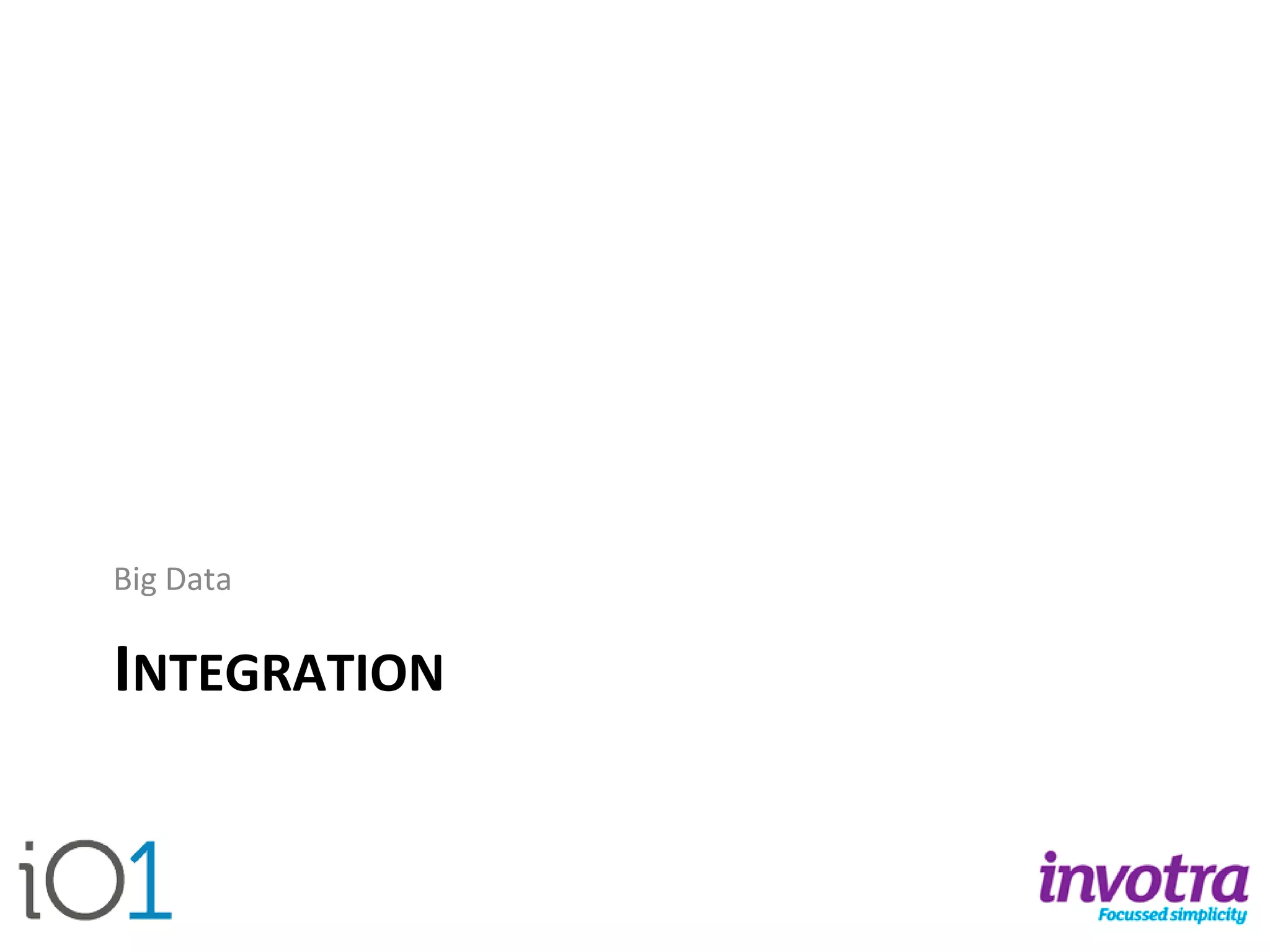 INTEGRATION 
Big Data  