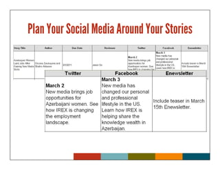Plan Your Social Media Around Your Stories
 