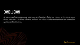 Harnessing the Power of AI to Transform Public Sector | PDF