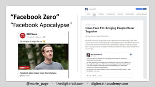“Facebook Zero”
“Facebook Apocalypse”
@marie_page · thedigiterati.com · digiterati-academy.com
 