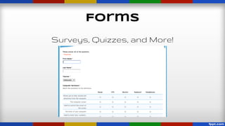 Forms
Surveys, Quizzes, and More!

 
