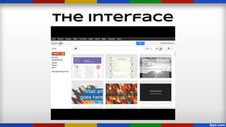 The Interface

 