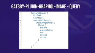 Gatsby-plugin-graphql-image - query
 