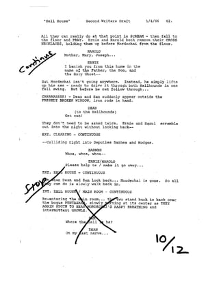 Supernatural 1.17 Hell House Casting Sides for Harry Spengler  