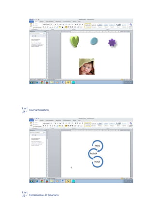Lecc
38 ª
Insertar Smartarts
Lecc
39 ª Herramientas de Smartarts
 