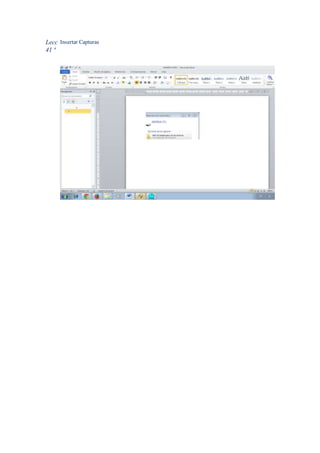 Lecc
41 ª
Insertar Capturas
 