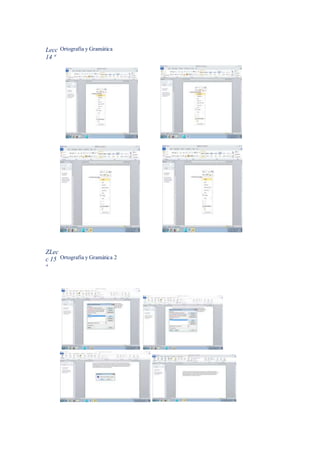 Lecc
14 ª
Ortografía y Gramática
ZLec
c 15
ª
Ortografía y Gramática 2
 