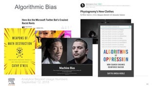 Algorithmic Bias
September 12, 2018
Analytics Beyond Usage Numbers
46
 
