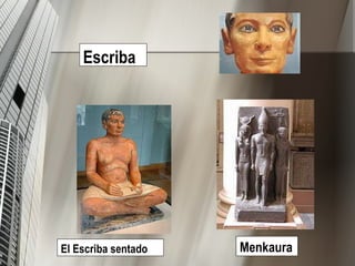 Menkaura El Escriba sentado   Escriba 