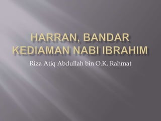 Riza Atiq Abdullah bin O.K. Rahmat
 