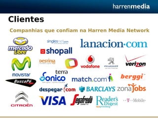 Clientes
Companhias que confiam na Harren Media Network
 