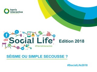 SÉISME OU SIMPLE SECOUSSE ?
Edition 2018
#SocialLife2018
 