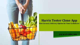 Harris Teeter Clone App
Best Grocery Delivery Option for Your Customers
www.v3cube.com
 