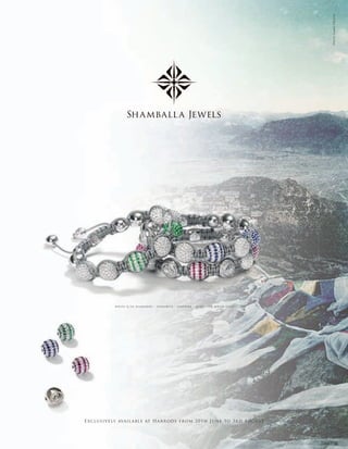 Photo Jimmy Nelson
             white G/v s dia monds – tsavori te – sapphire – ruby - 18K white gold




E xc lu siv e ly ava il a bl e at Har r od s f r om 2 0t h Ju ne to 3 rd Aug us t
 